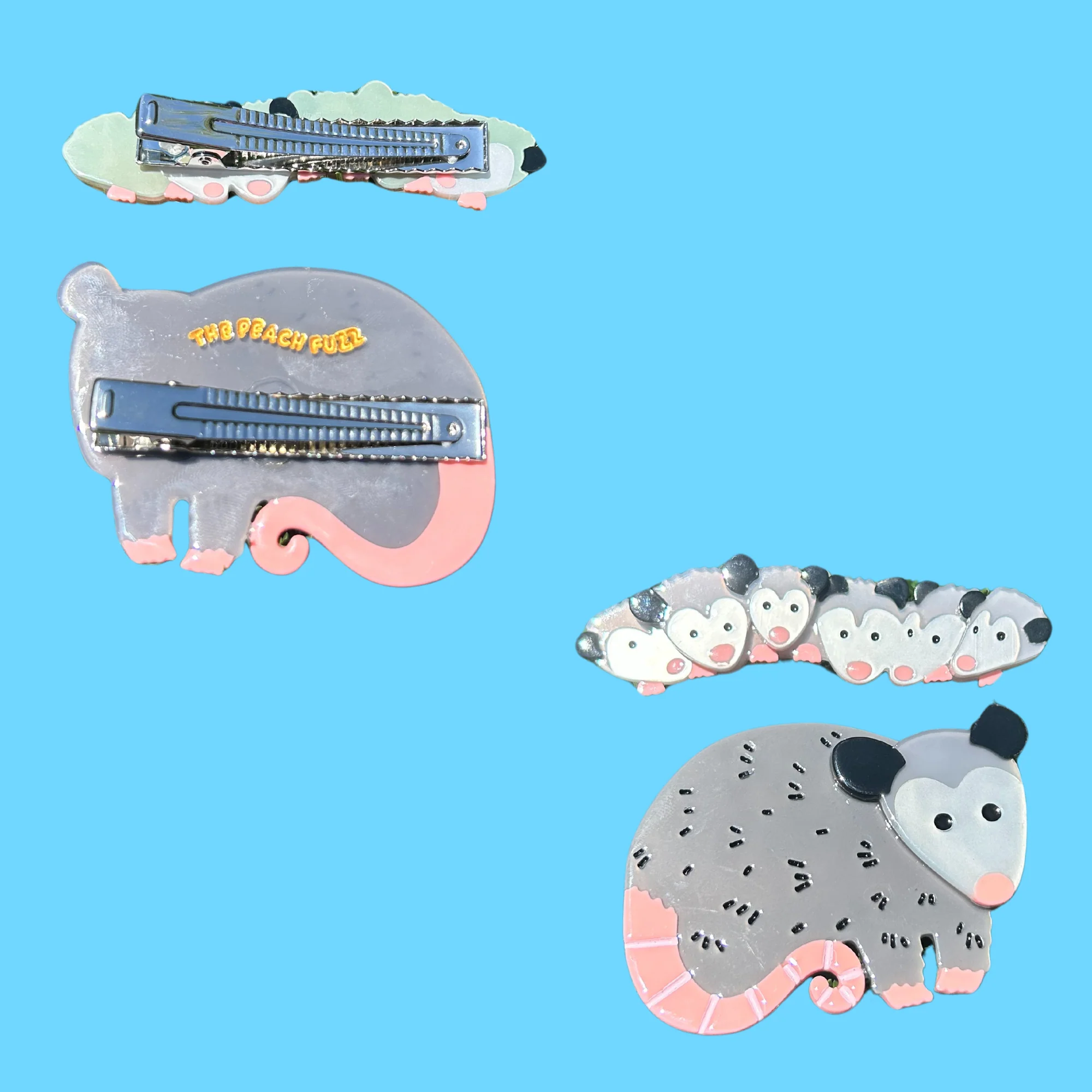 Opossum Family Clip Set - Image 3