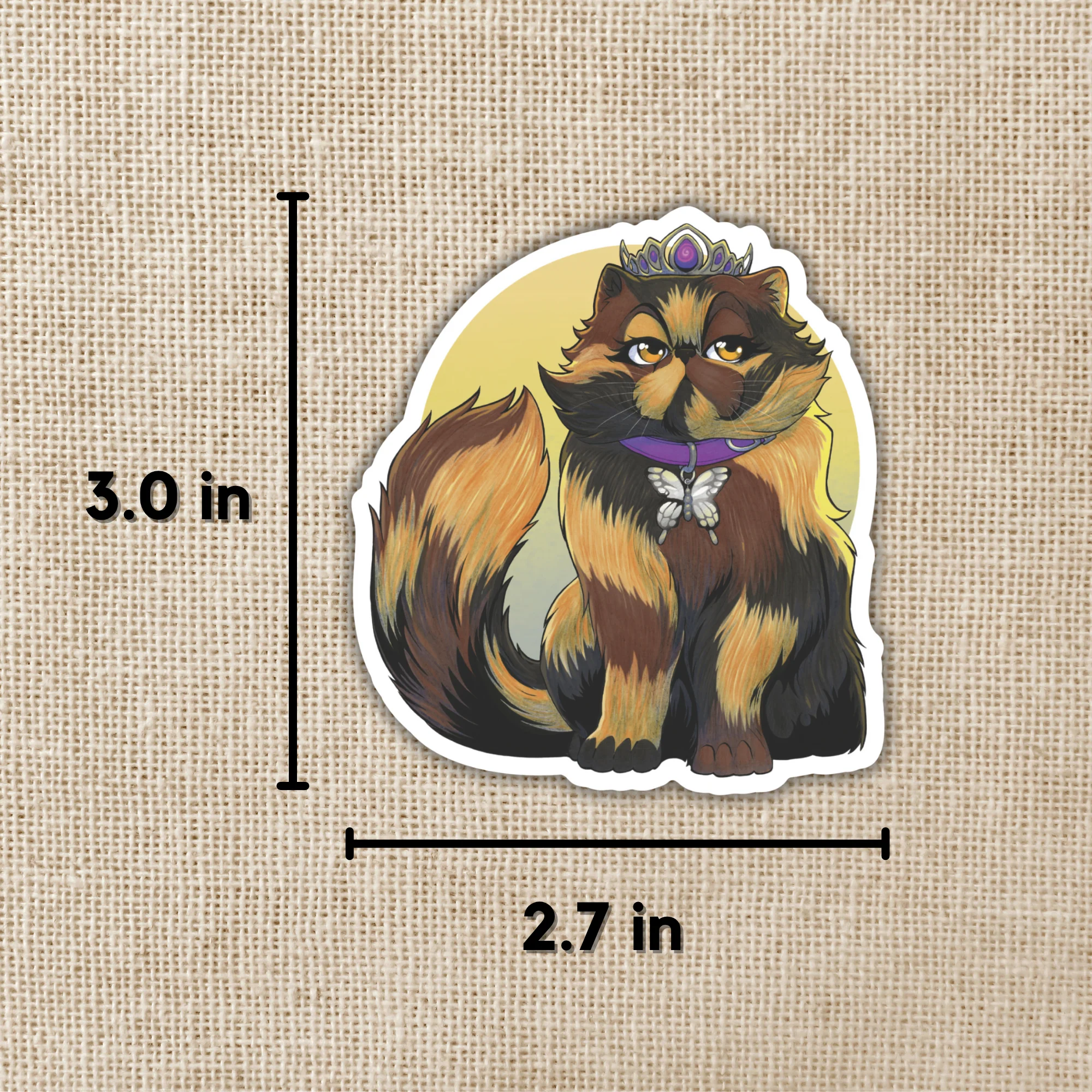 Princess Donut Sticker - Image 2