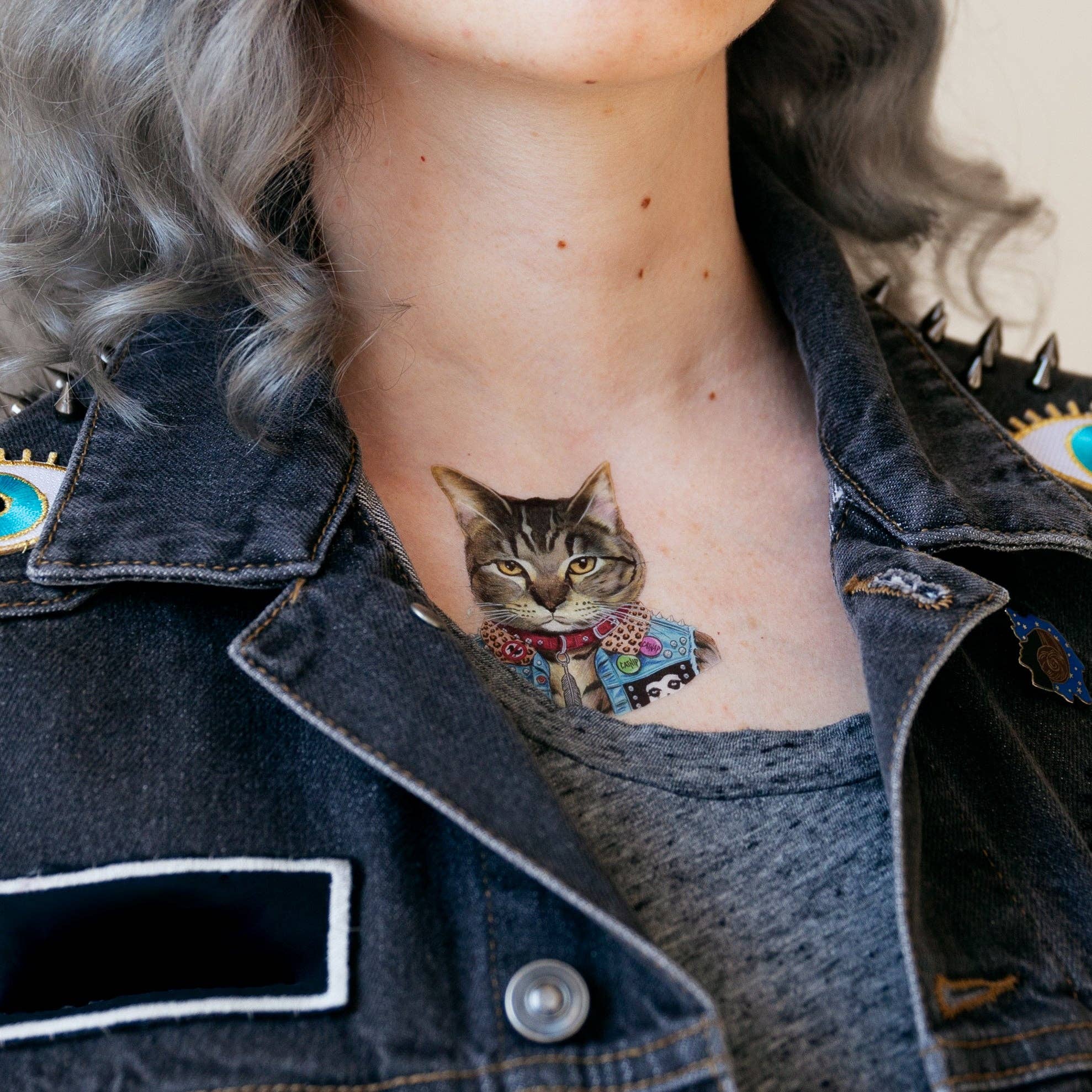 Punk Cat Tattoo Pairs - Image 3