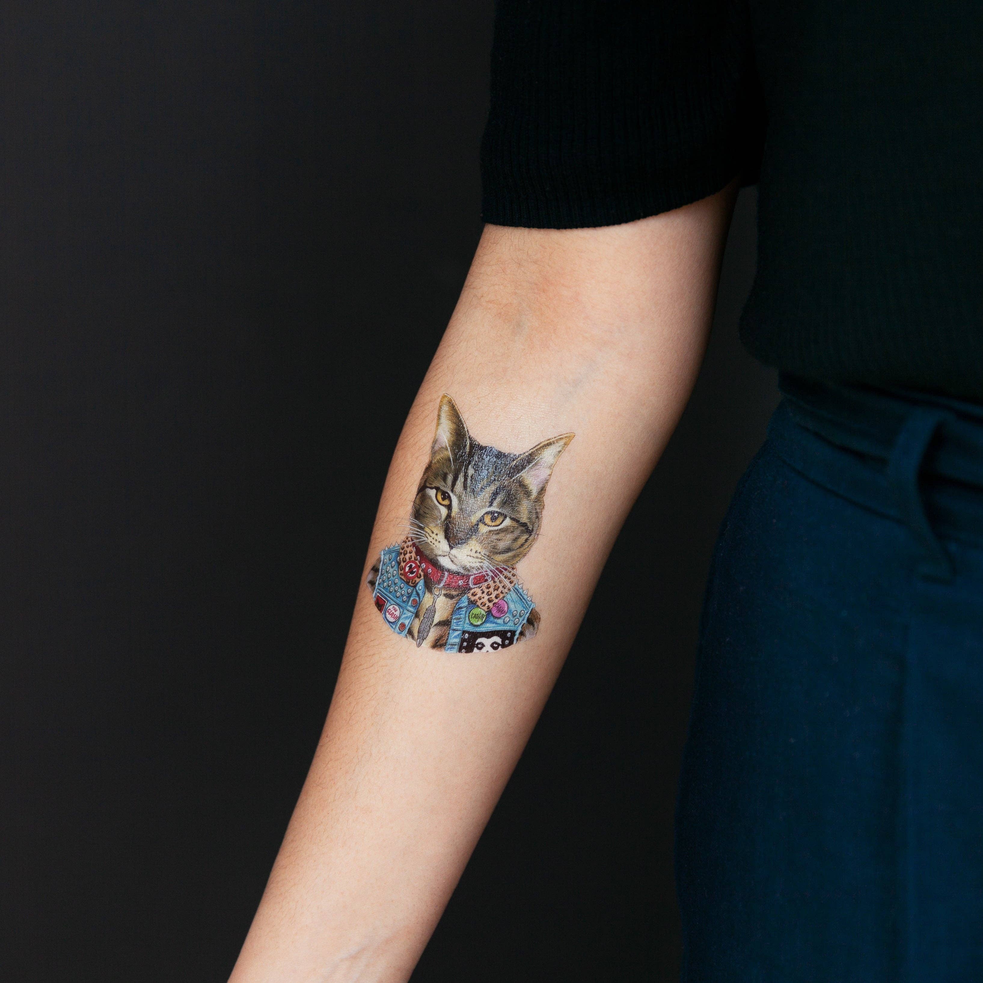 Punk Cat Tattoo Pairs - Image 4