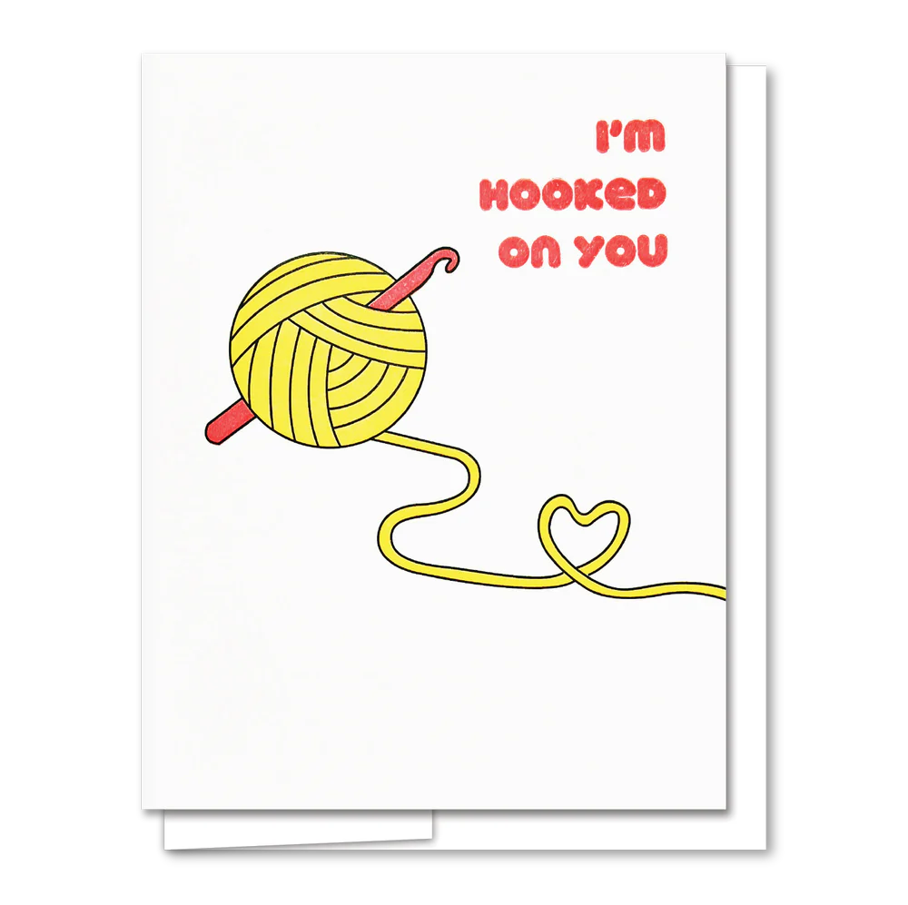 Hooked on You Love/Anniversary Card