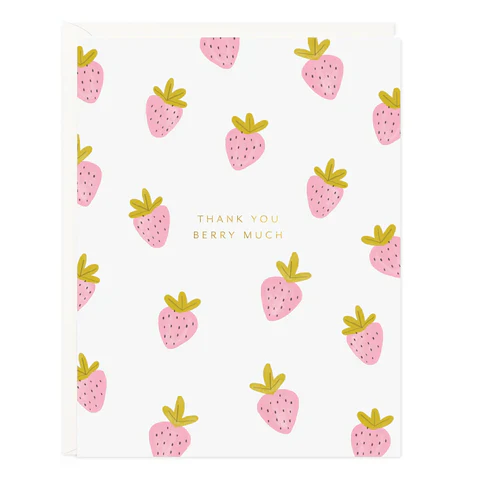 Berry Much Thank You Card