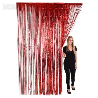 Foil Fringe Curtain 36x96"