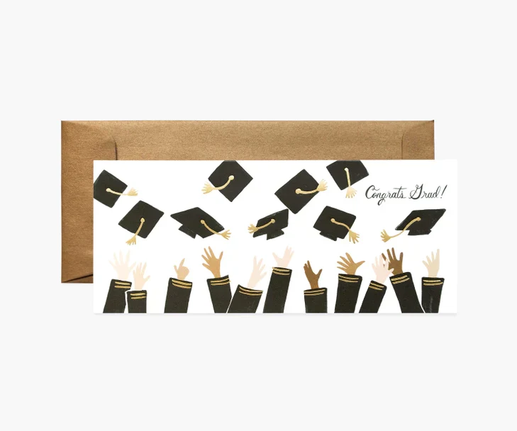 Rifle Paper Co. Graduation Card - Congrats Grad! A10 Size