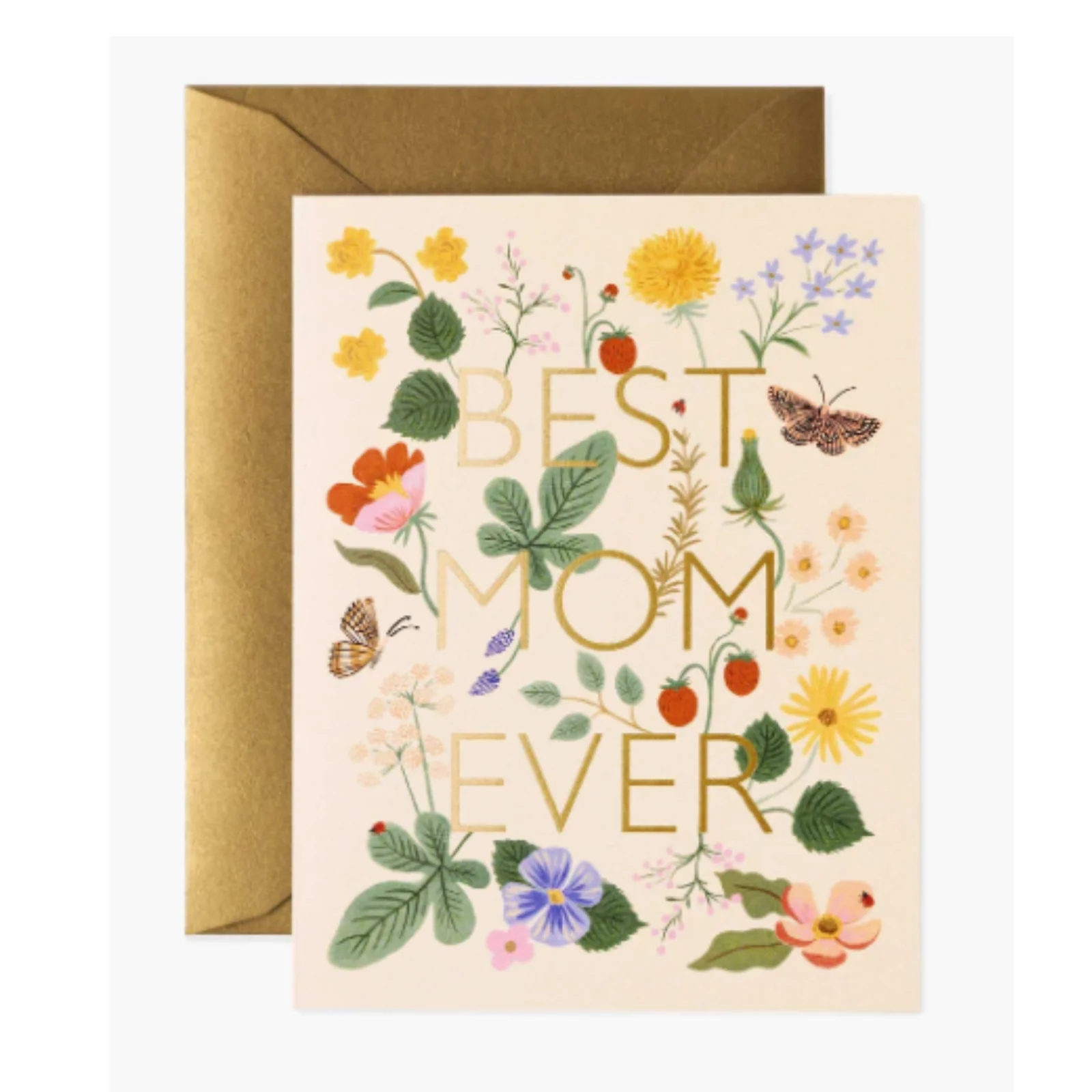 Rifle Paper Co. Mother's Day Card - Best Mom Ever (Strawberries)