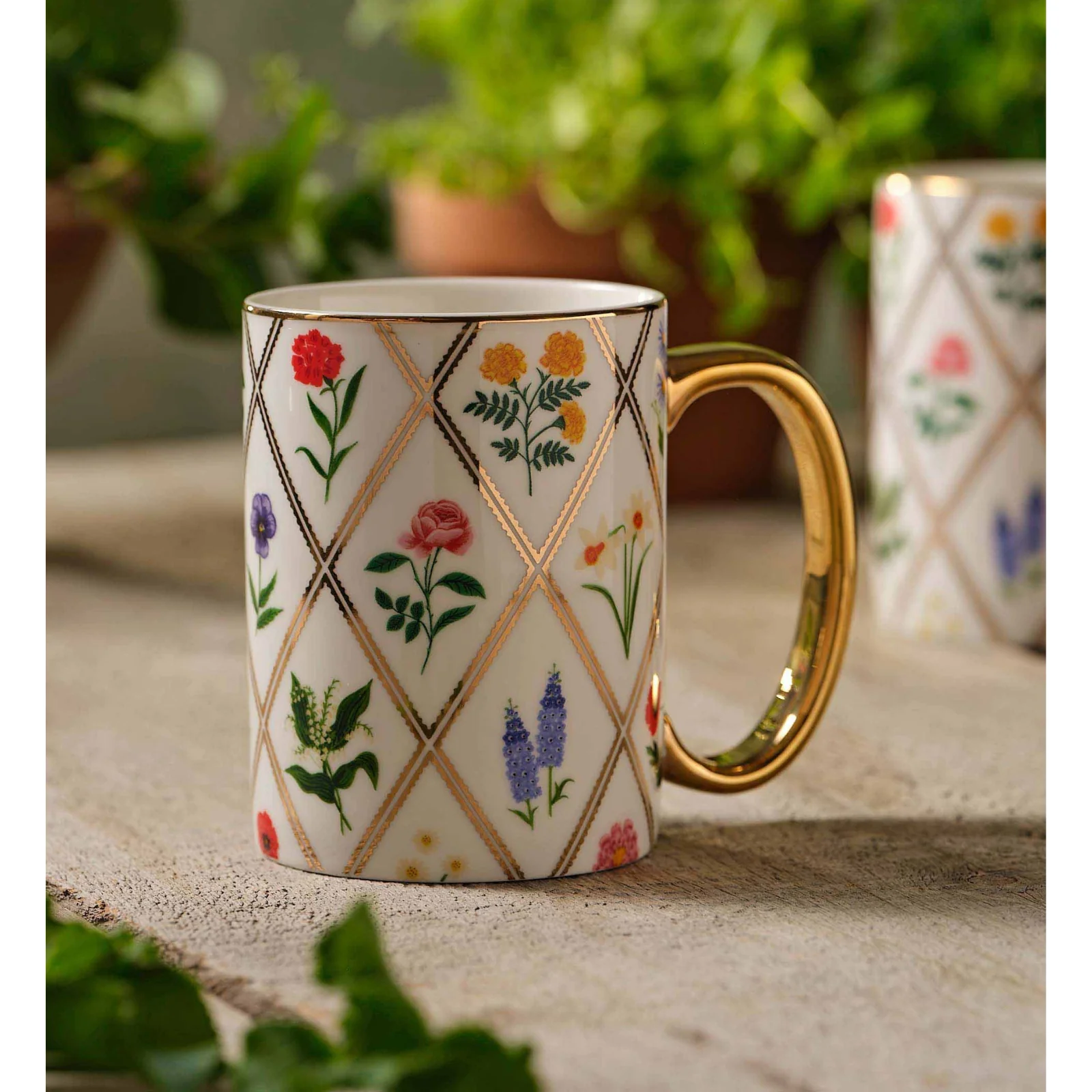 Rifle Paper Co. Porcelain Mug - Garden Study - Image 3