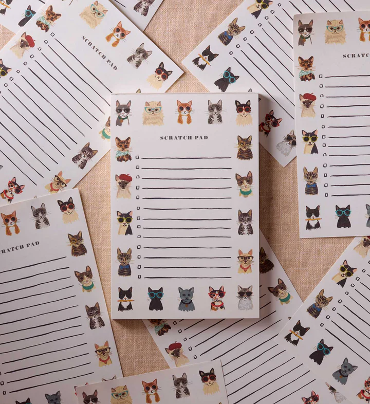 Rifle Paper Notepad - Cool Cats - Image 2