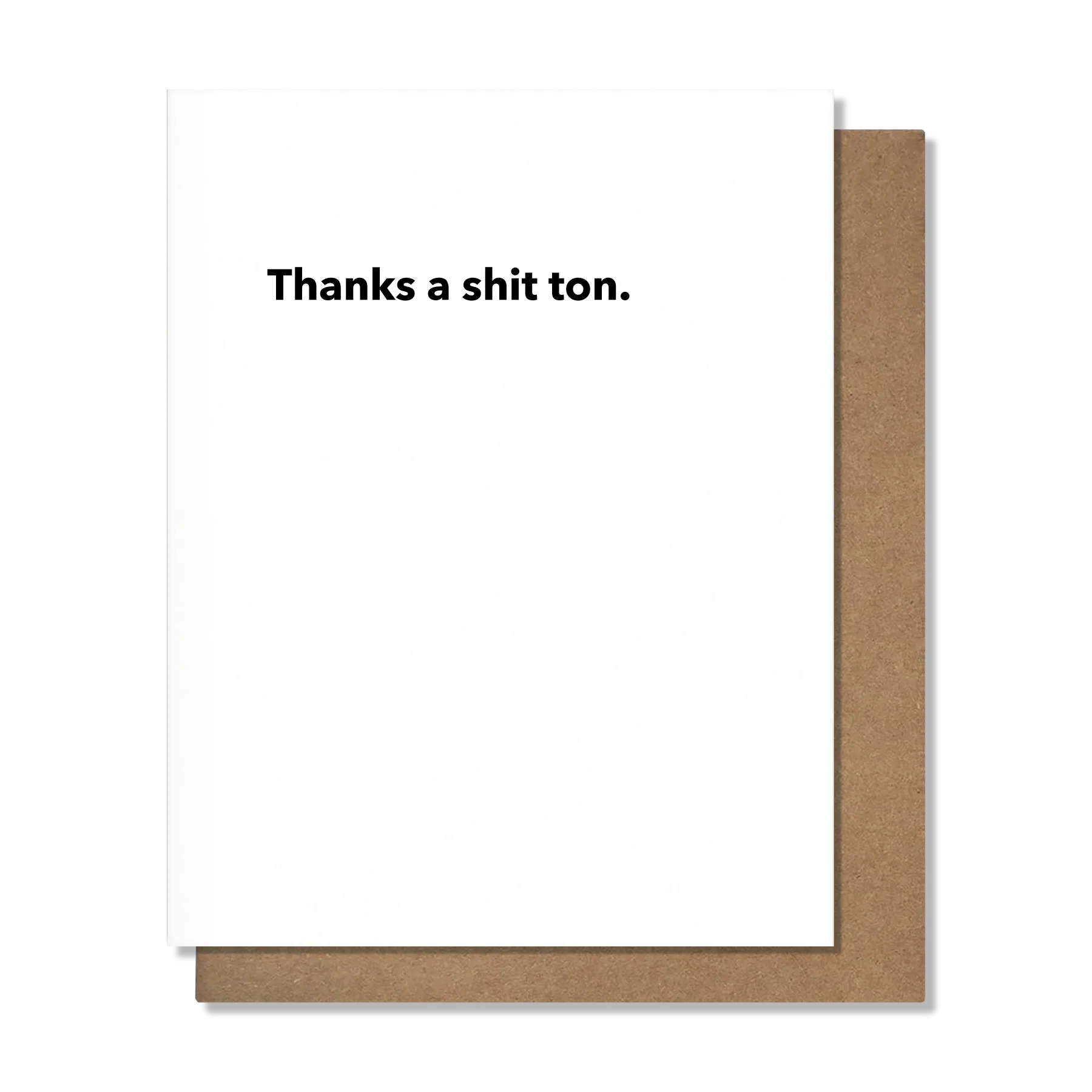 Shit Ton - Thank You Card