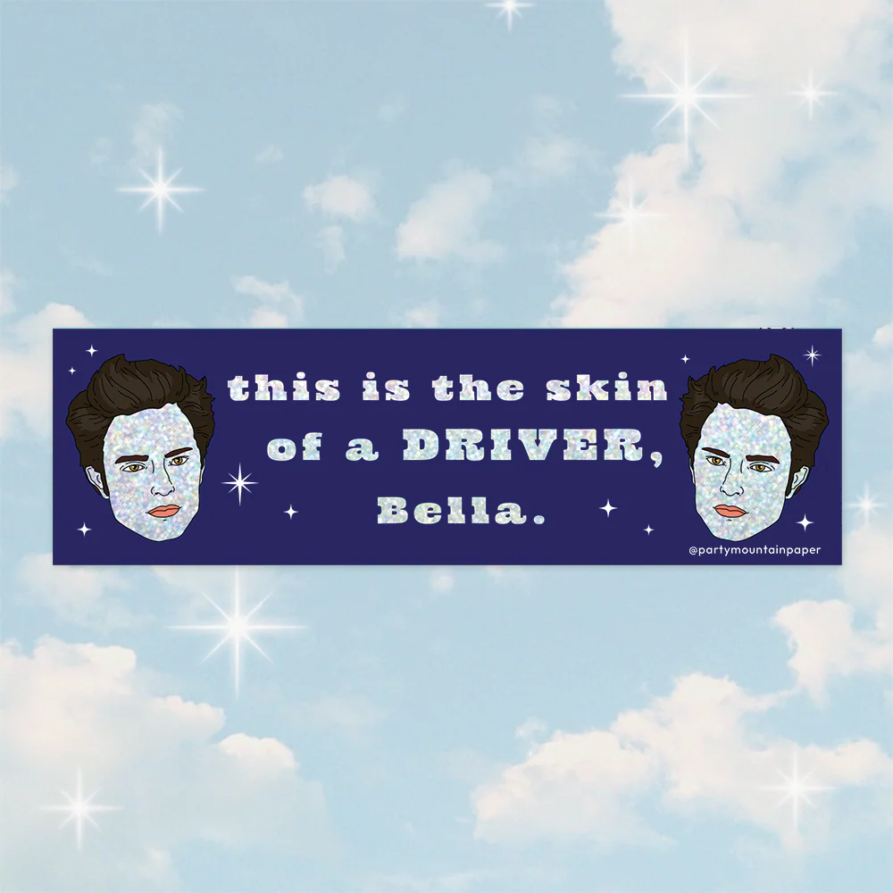 Skin Of a Driver - Bumper Sticker - Image 2