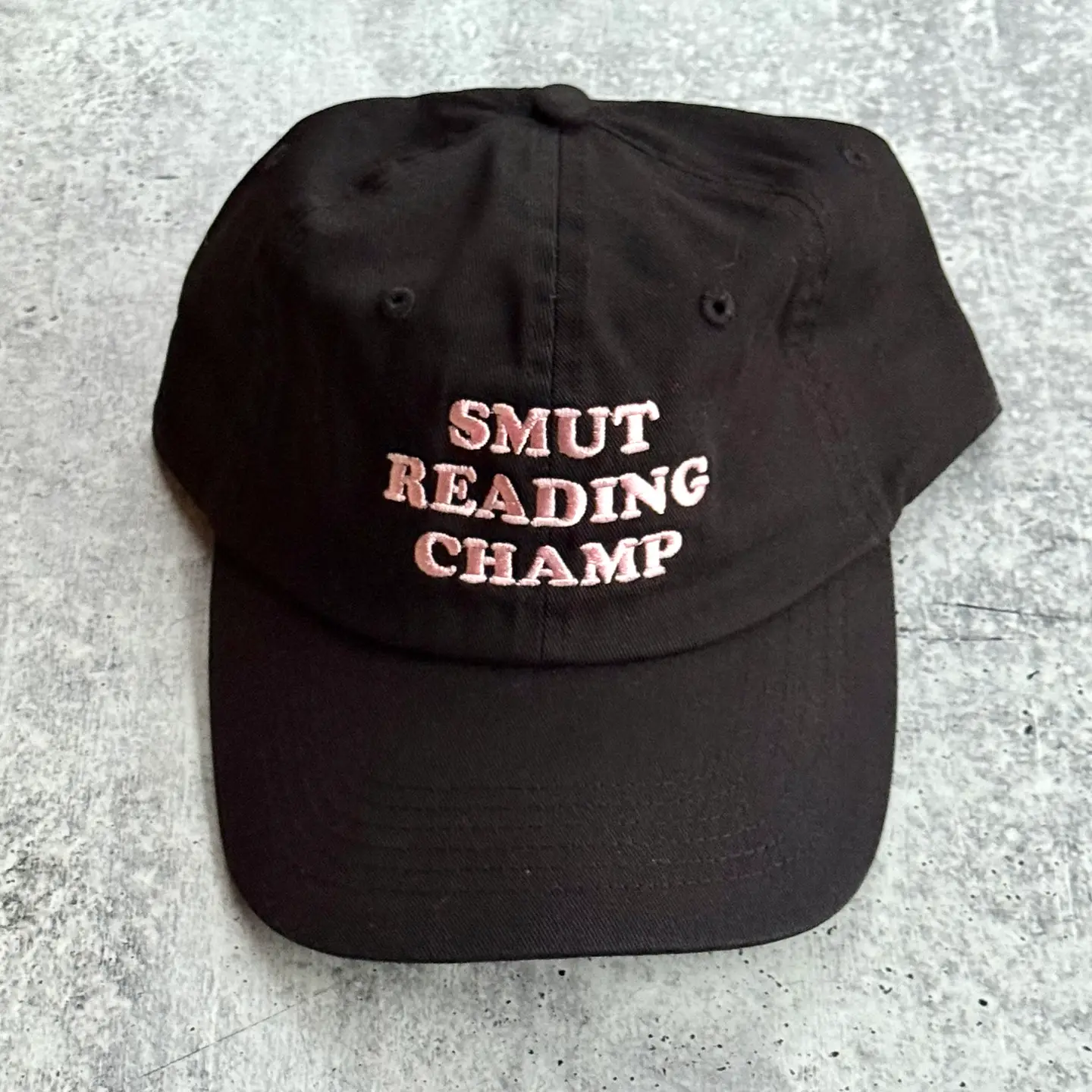 'Smut Reading Champ' Baseball Cap - Image 3