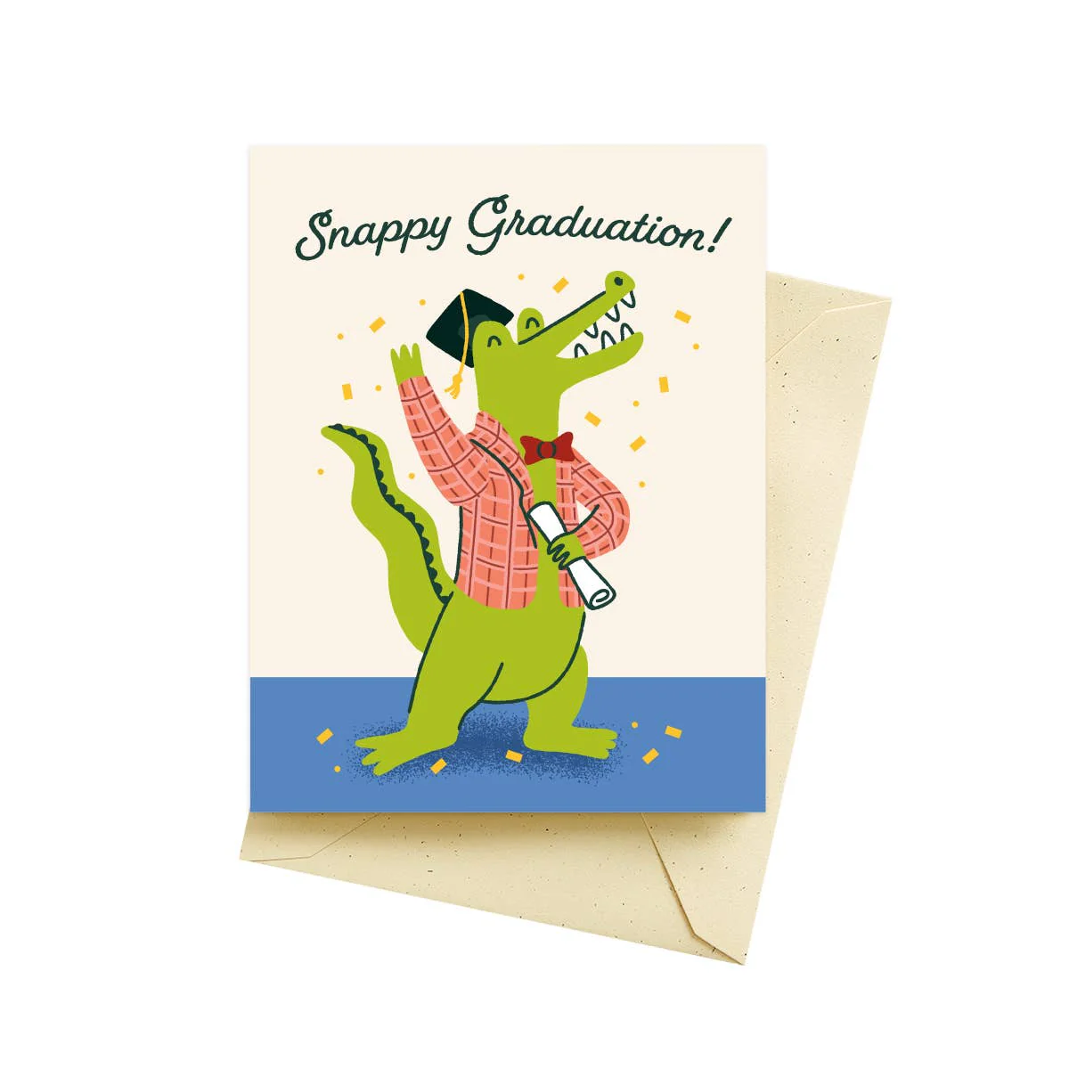 Snappy Gator Graduation Card