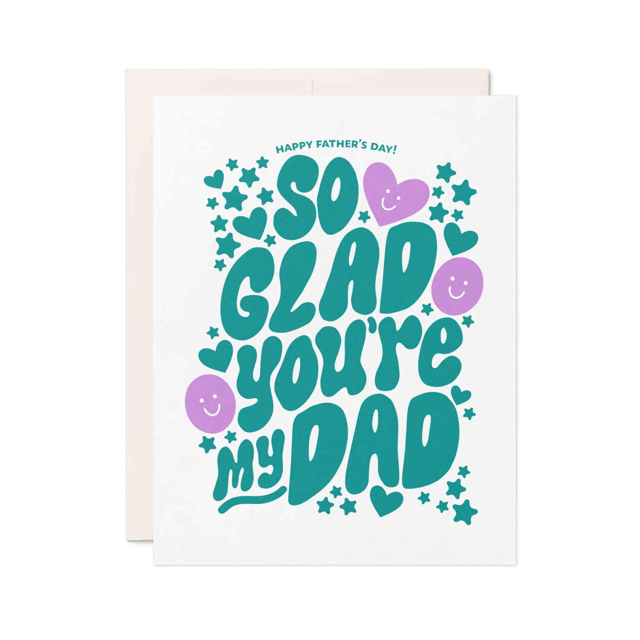 So Glad You’re My Dad - Father’s Day Card - Image 2