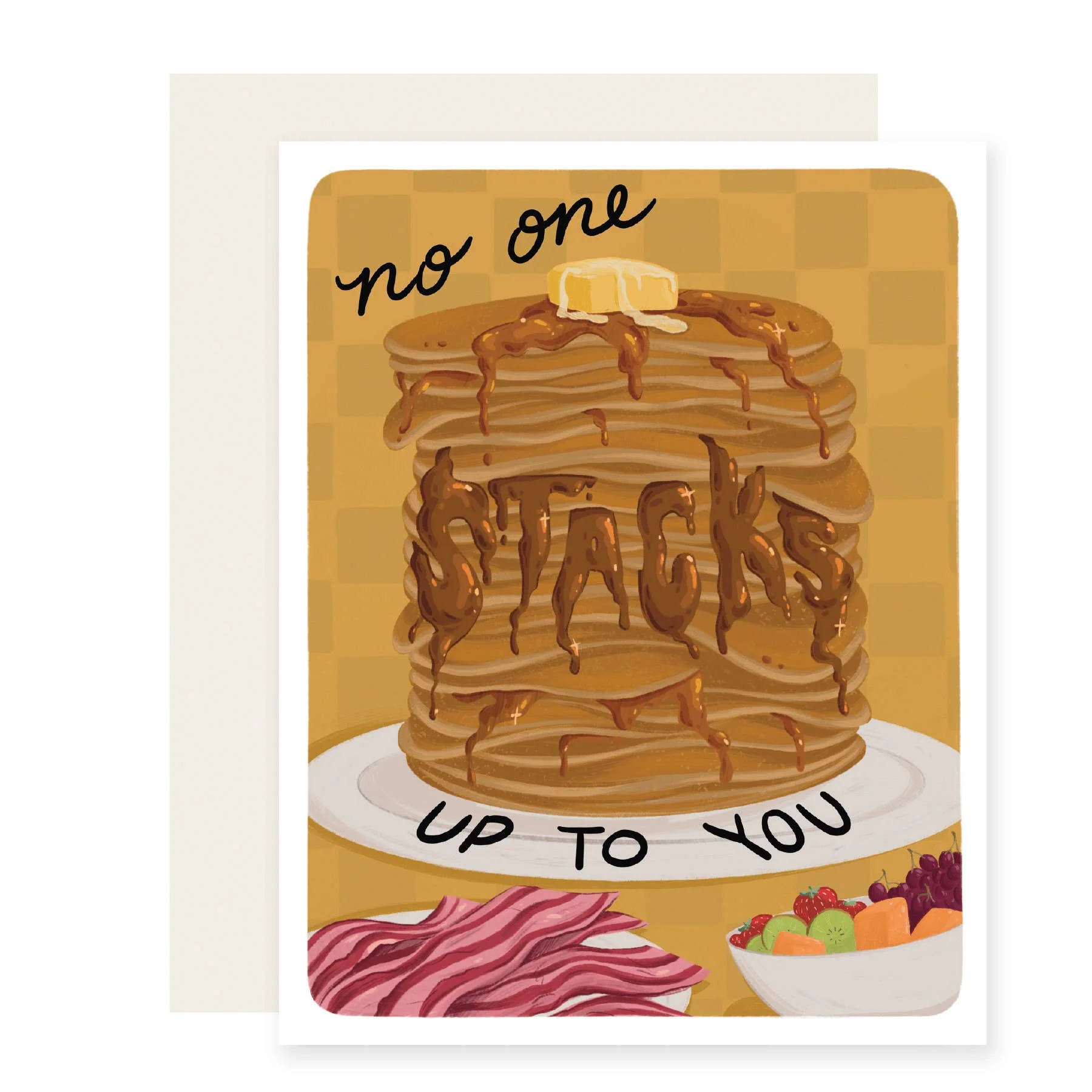 Stacks Up Pancakes - Father's Day Card