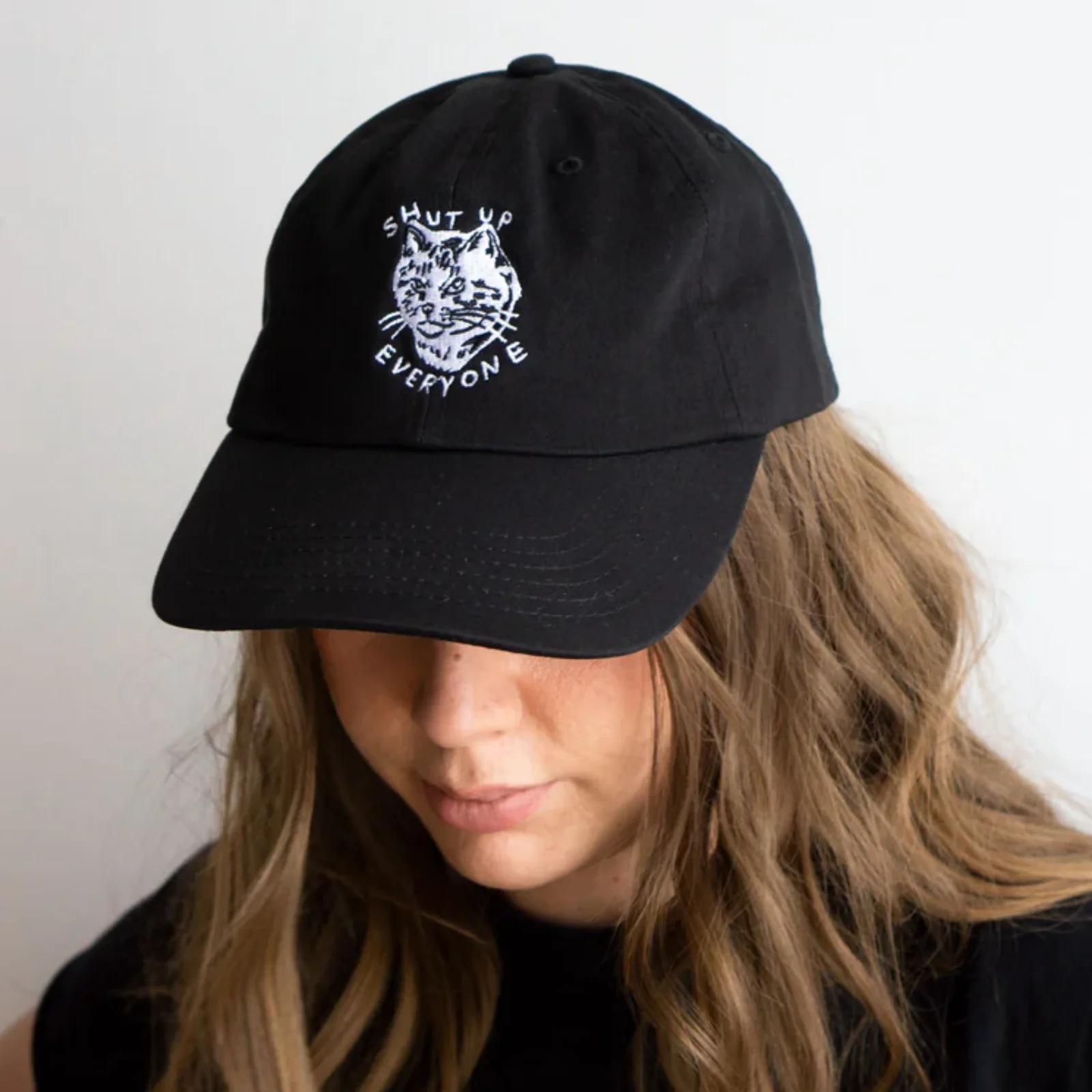Stay Home Club Embroidered Hat Shut Up Everyone