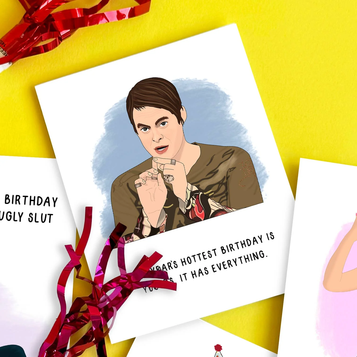 Stefon SNL Hottest Birthday It Has Everything Birthday Card - Image 3