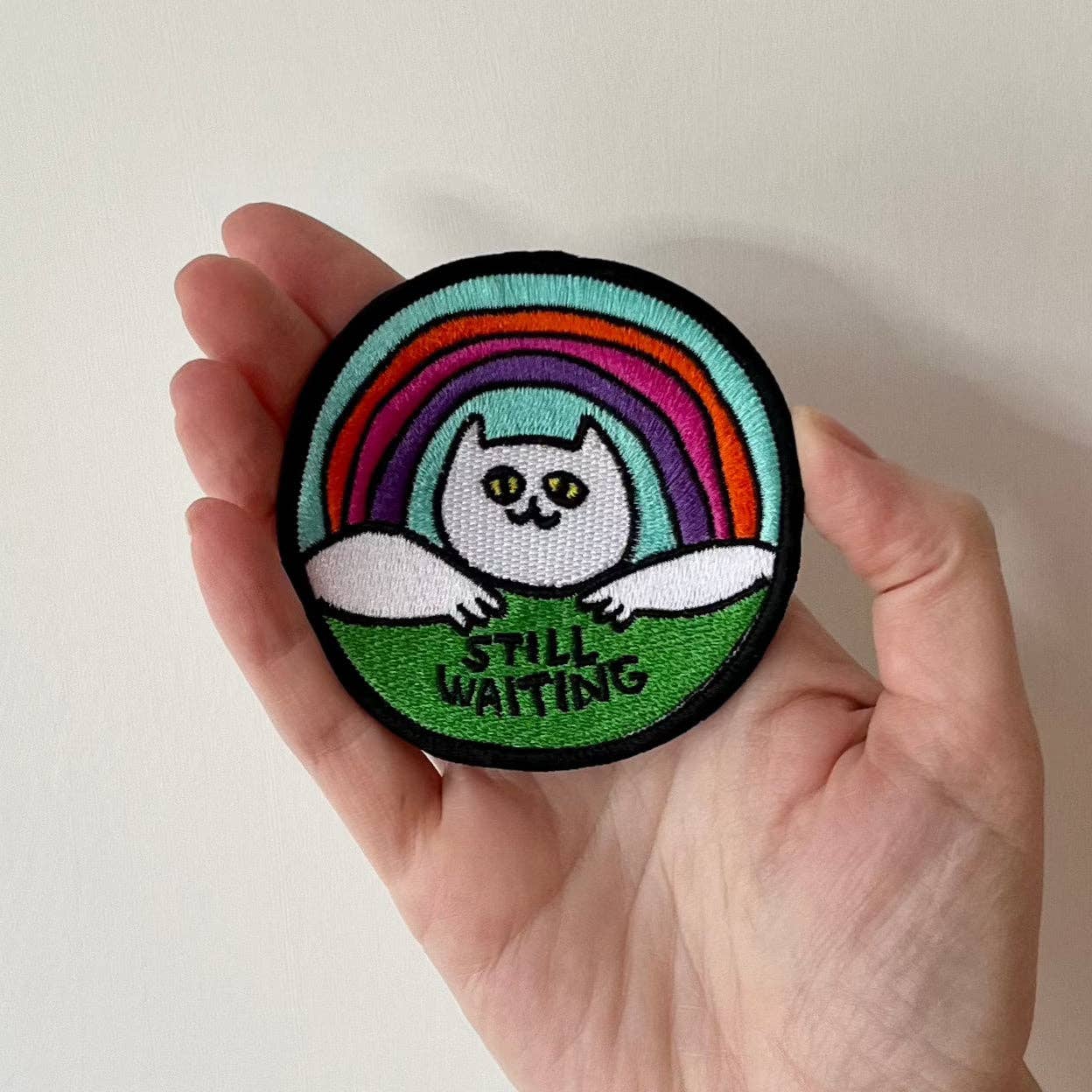 'Still Waiting' Embroidered Patch - Image 2