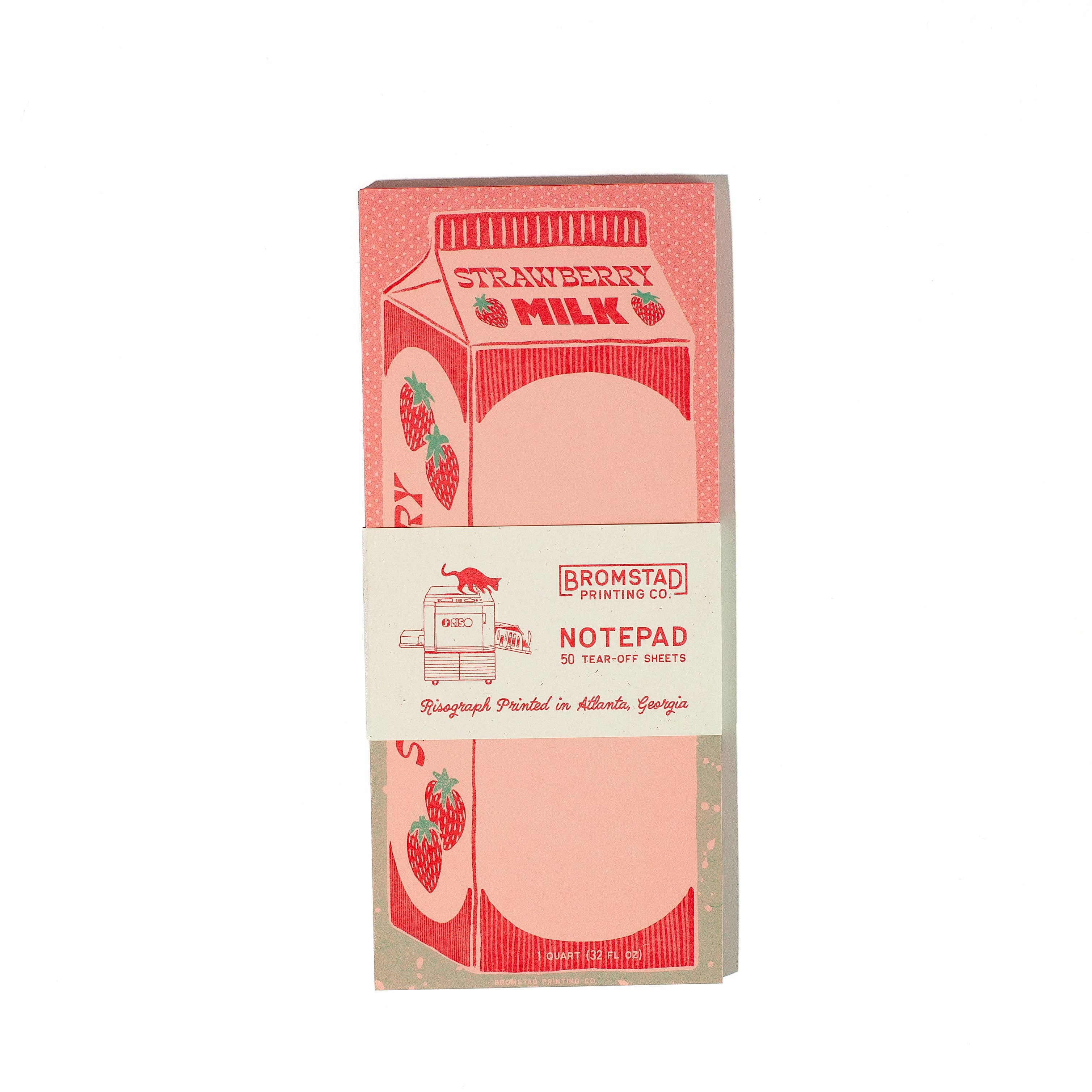 Strawberry Milk - Risograph Notepad - Image 3