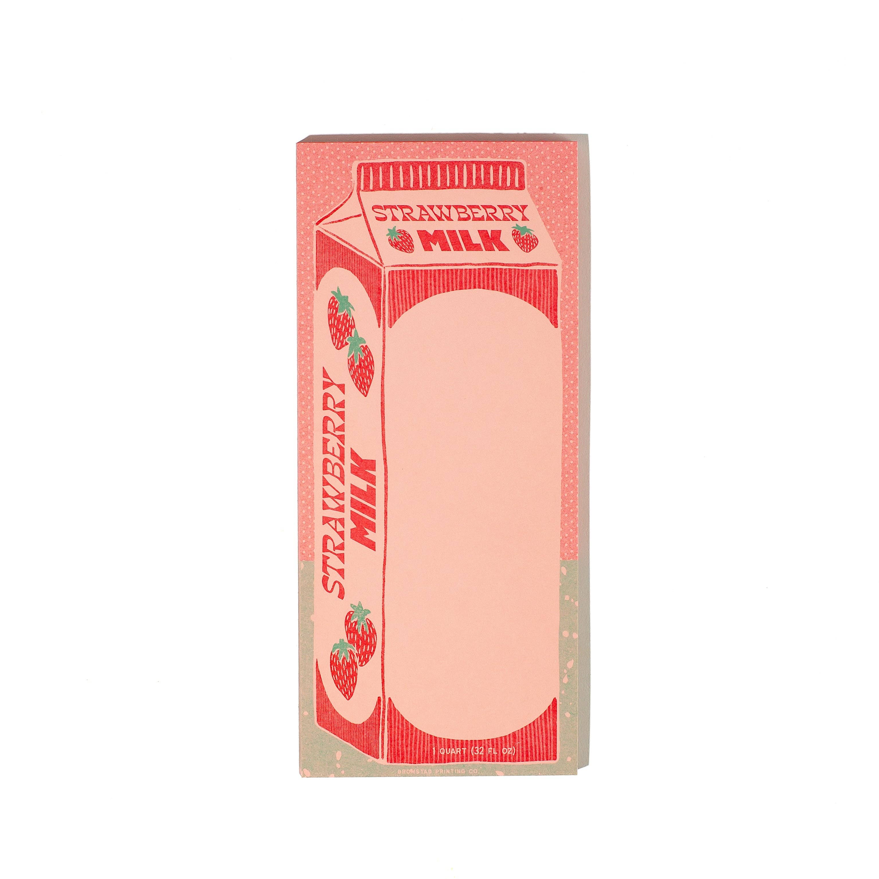 Strawberry Milk - Risograph Notepad - Image 4