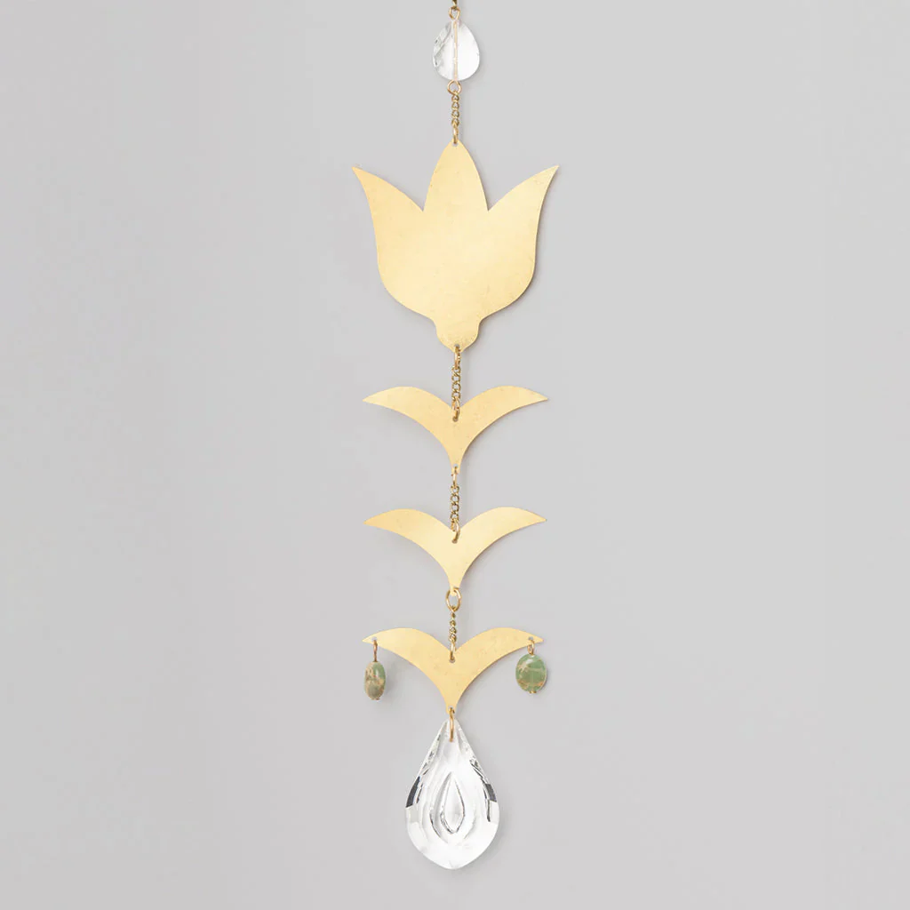 Suncatcher - Blooming Flower / Aqua Terra