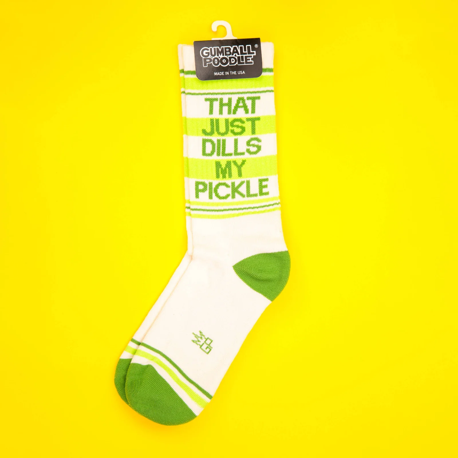 Gumball Poodle Gym Socks 'That Just Dills My Pickle' - Image 5
