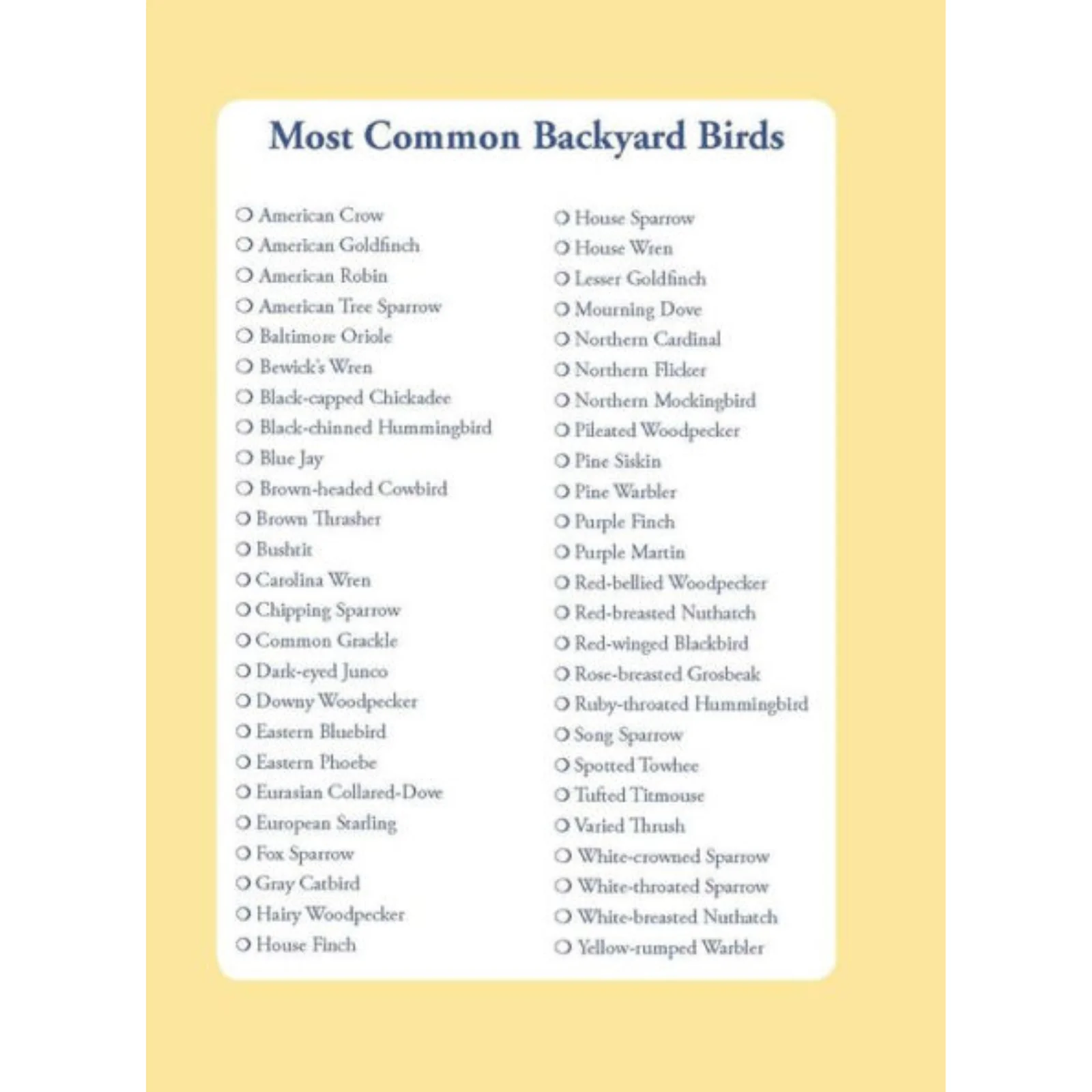 The Backyard Bird Journal: A Guide to Recording and Observing the Birds in Your Yard - Image 3