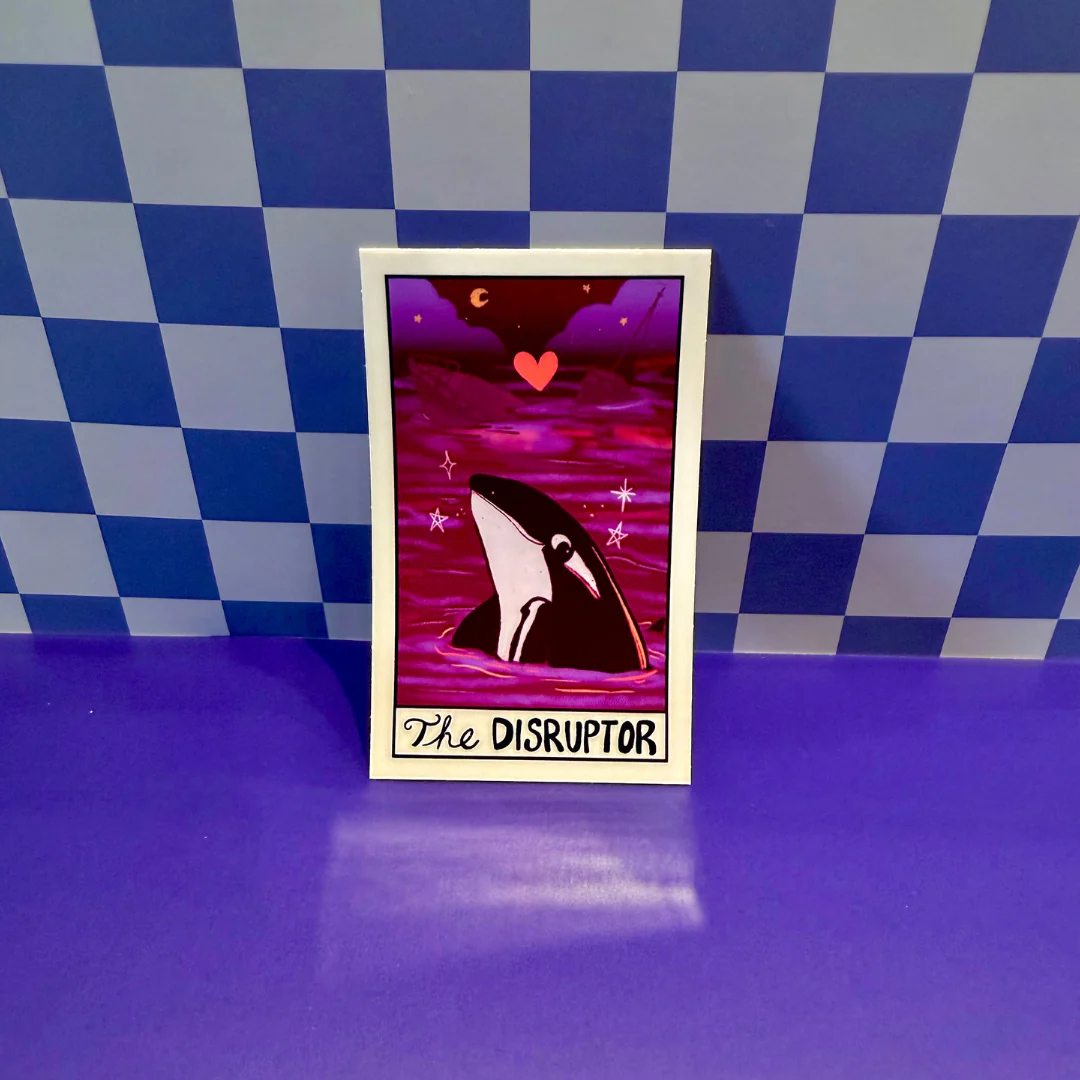 The Disruptor - Mini Tarot Sticker - Image 2