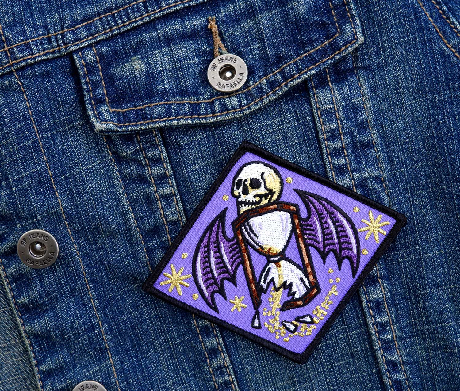Time Isn't Real - Embroidered Patch - Image 3