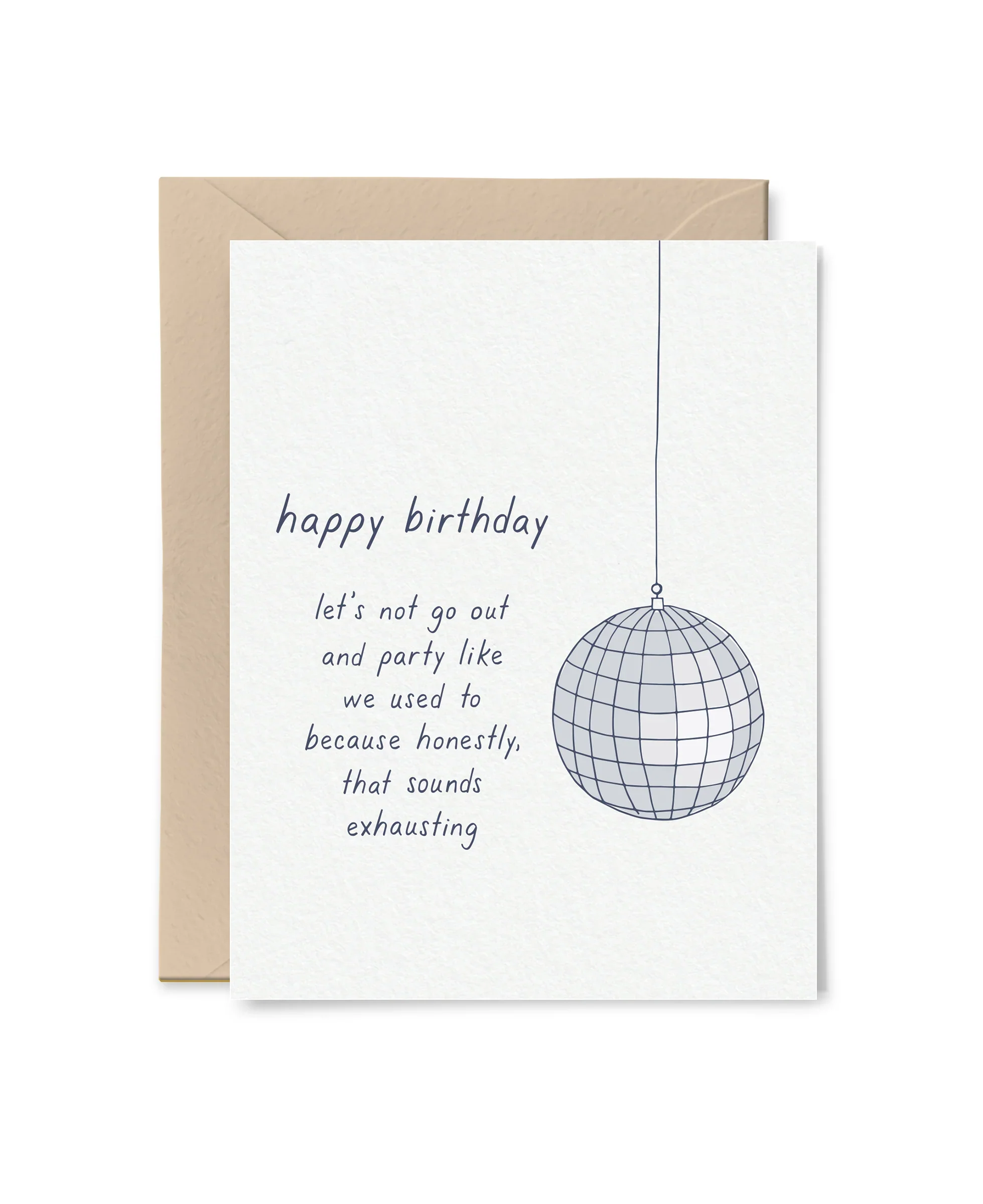 Disco Ball Birthday Card