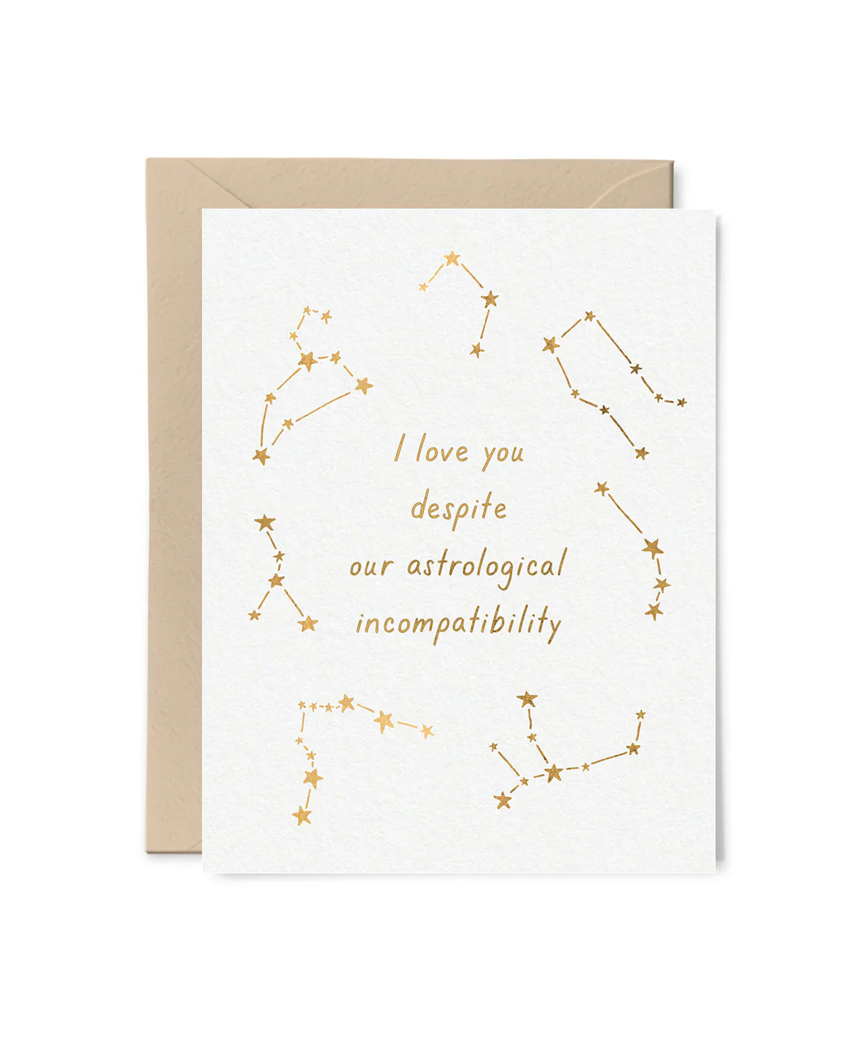Astrological Incompatibility Love/Anniversary Card