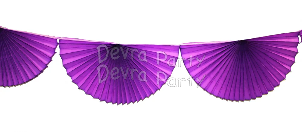 Tissue Paper Bunting Garland (Multiple Colors Available) - Image 6