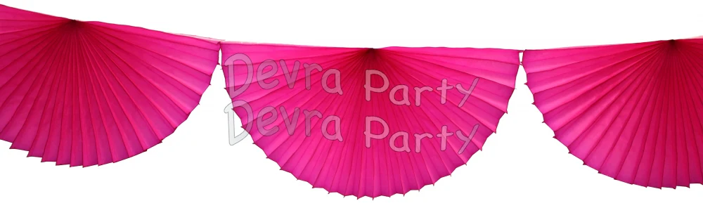 Tissue Paper Bunting Garland (Multiple Colors Available) - Image 7