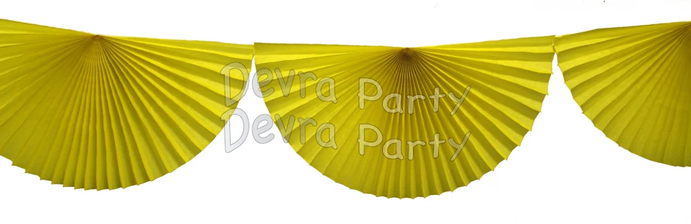 Tissue Paper Bunting Garland (Multiple Colors Available) - Image 8