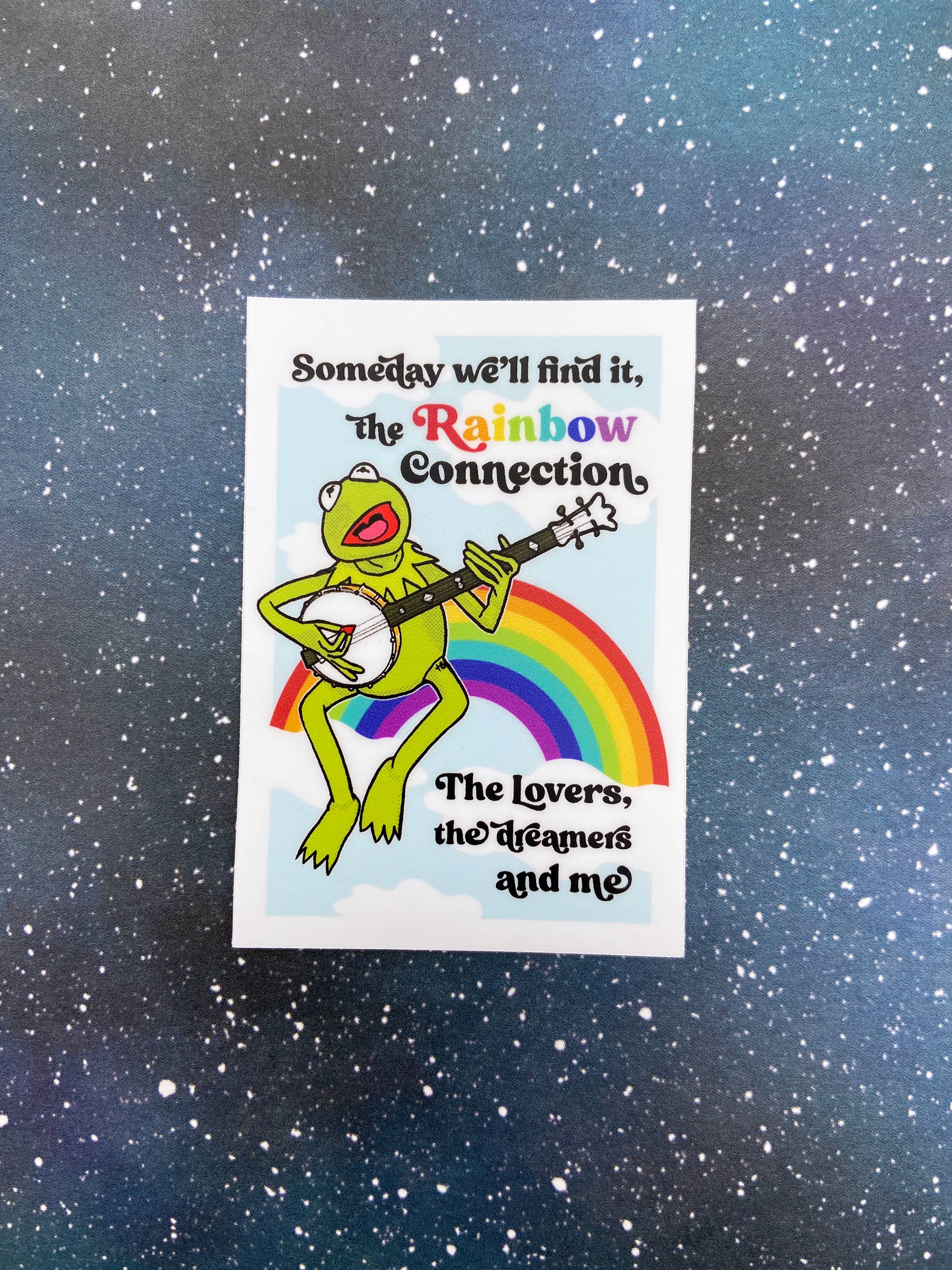 The Muppets Sticker - Kermit the Frog: Rainbow Connection