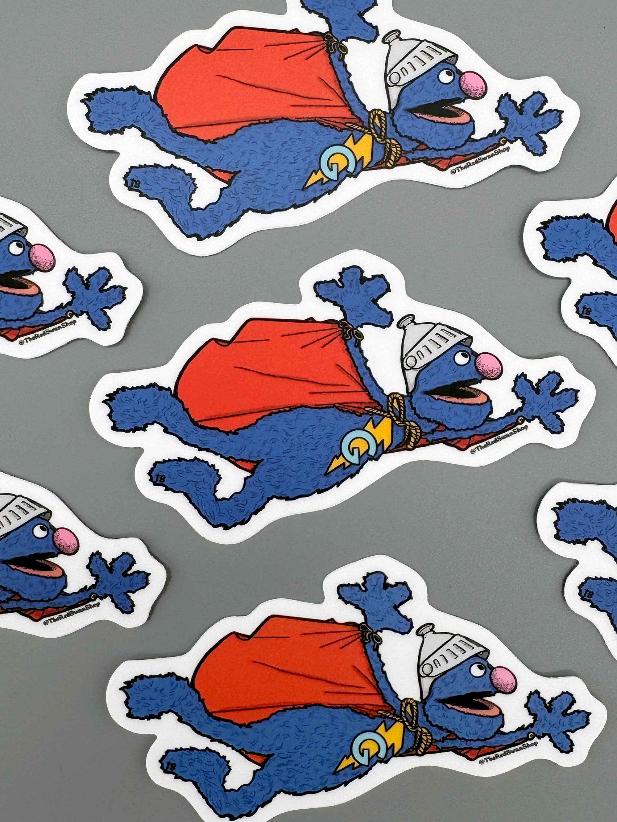 Sesame Street Sticker - Super Grover - Image 2