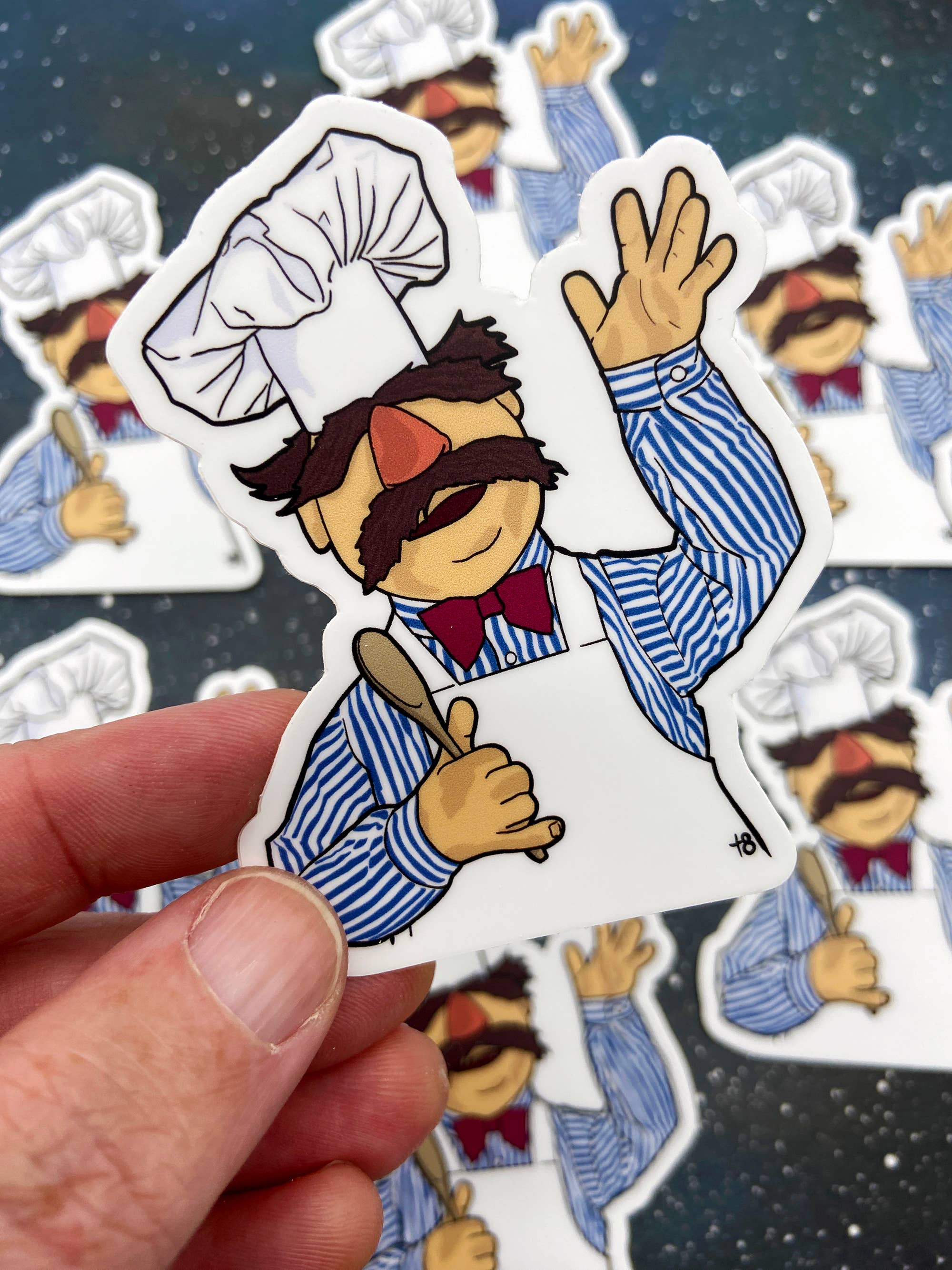 The Muppets Sticker - Swedish Chef