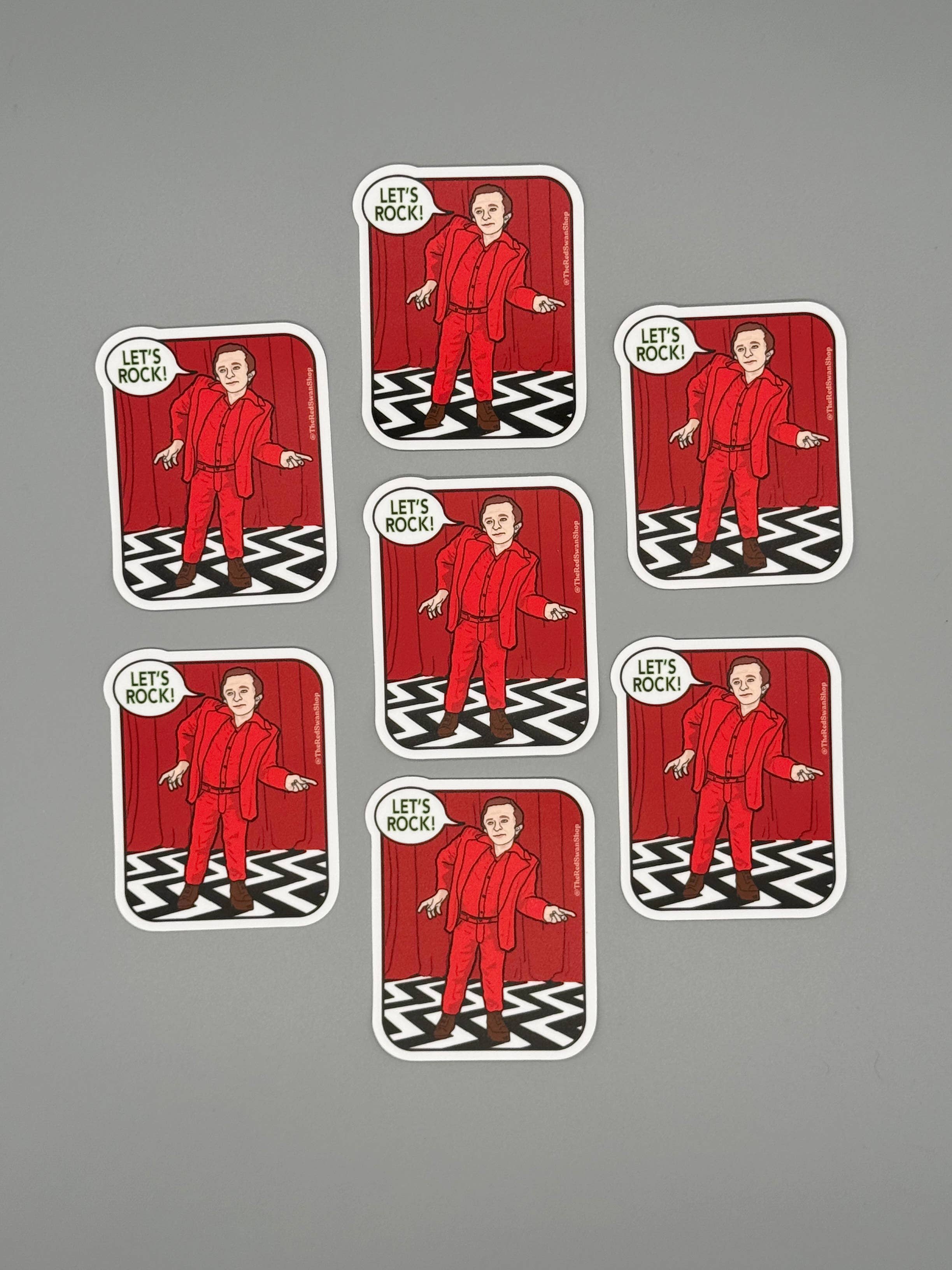 Twin Peaks Sticker - Man From Another Place - Image 2