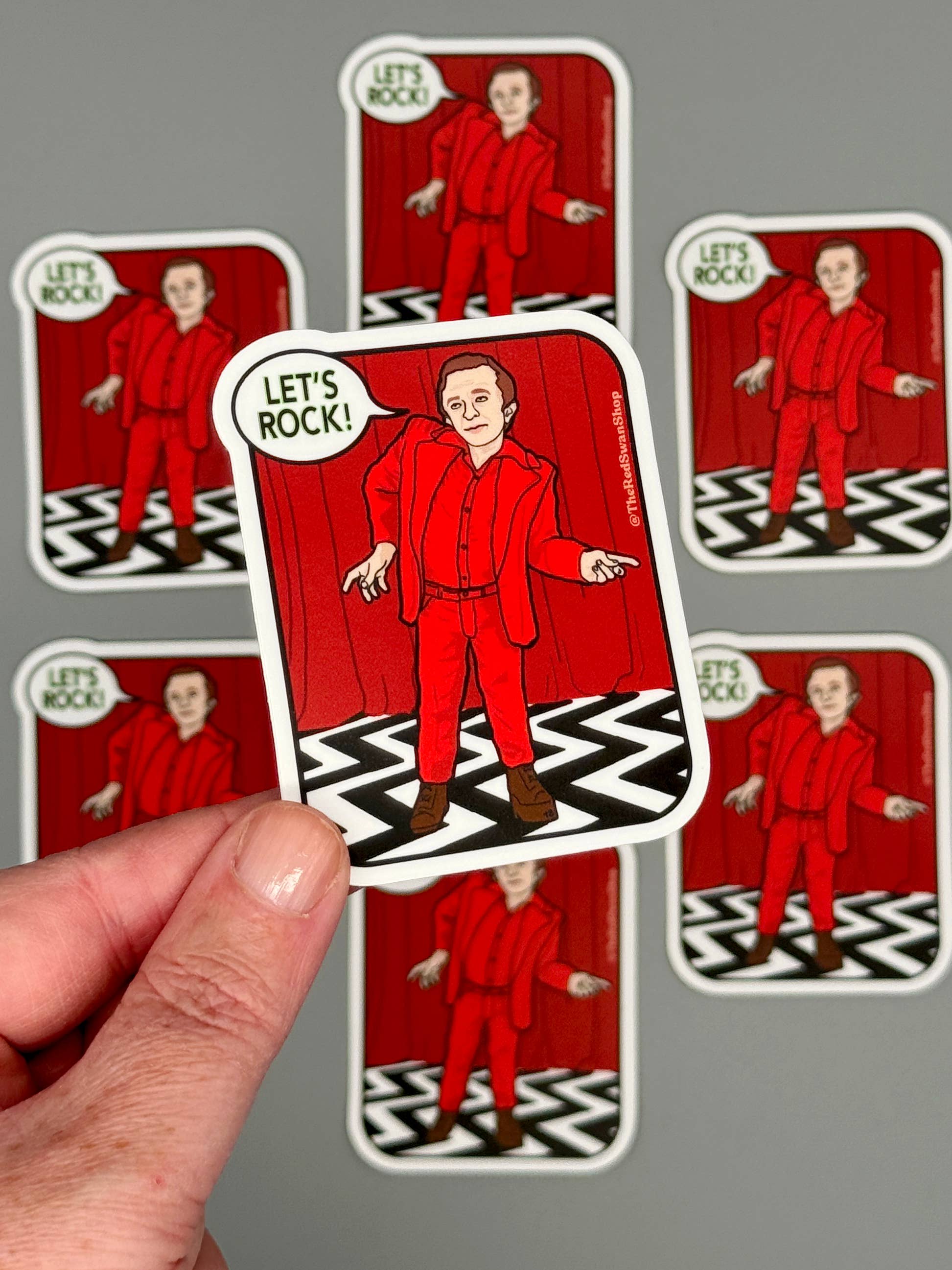 Twin Peaks Sticker - Man From Another Place - Image 3