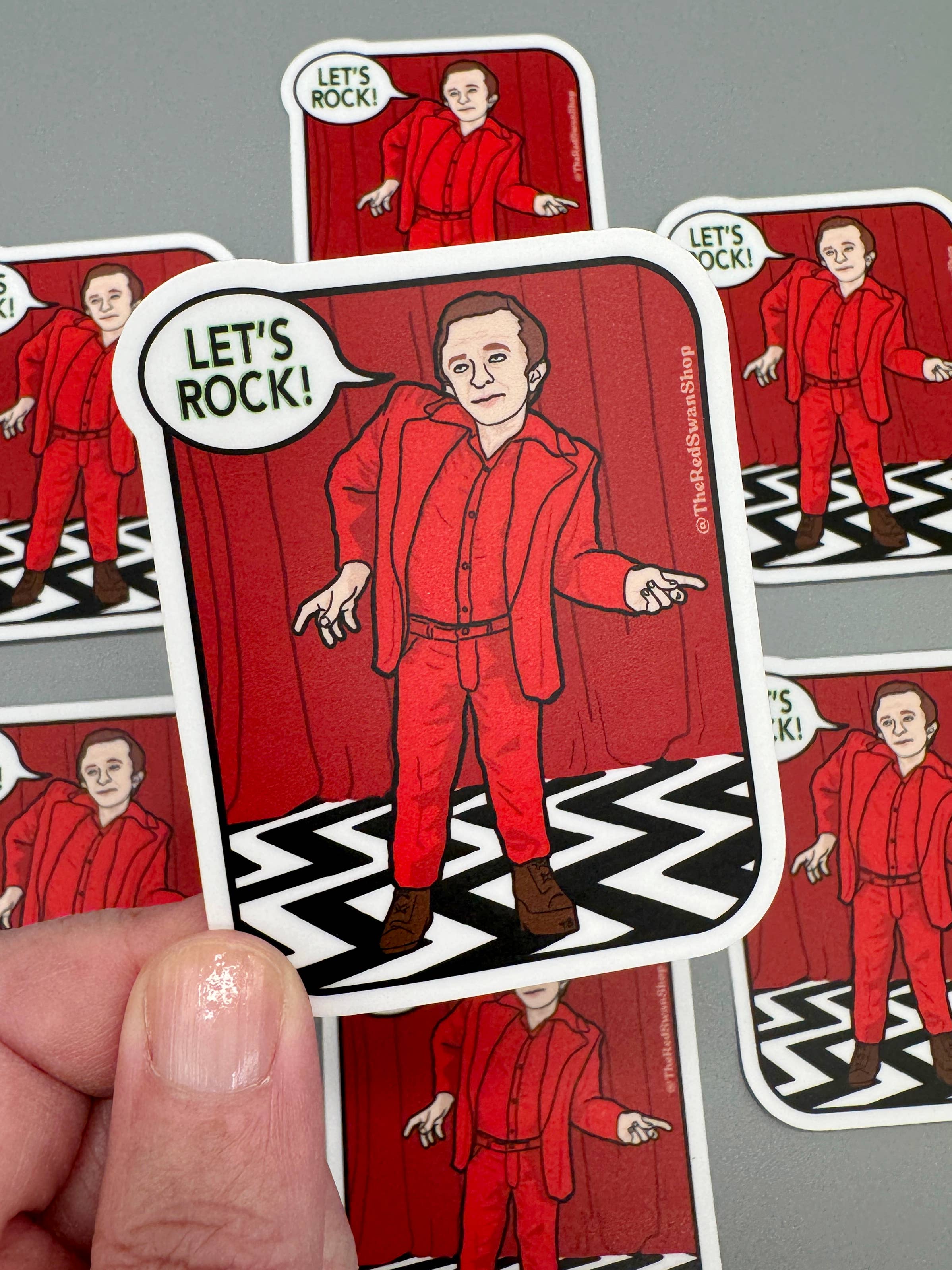 Twin Peaks Sticker - Man From Another Place - Image 4