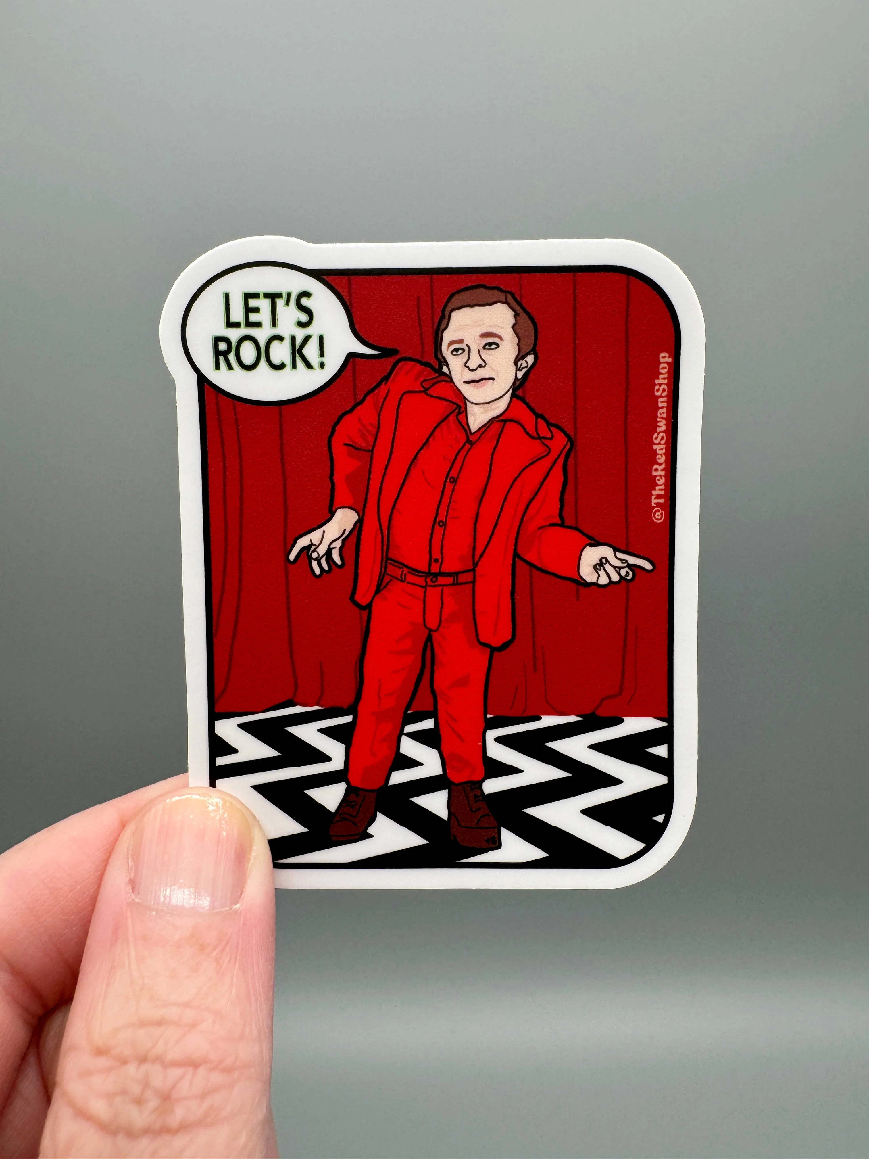 Twin Peaks Sticker - Man From Another Place - Image 5