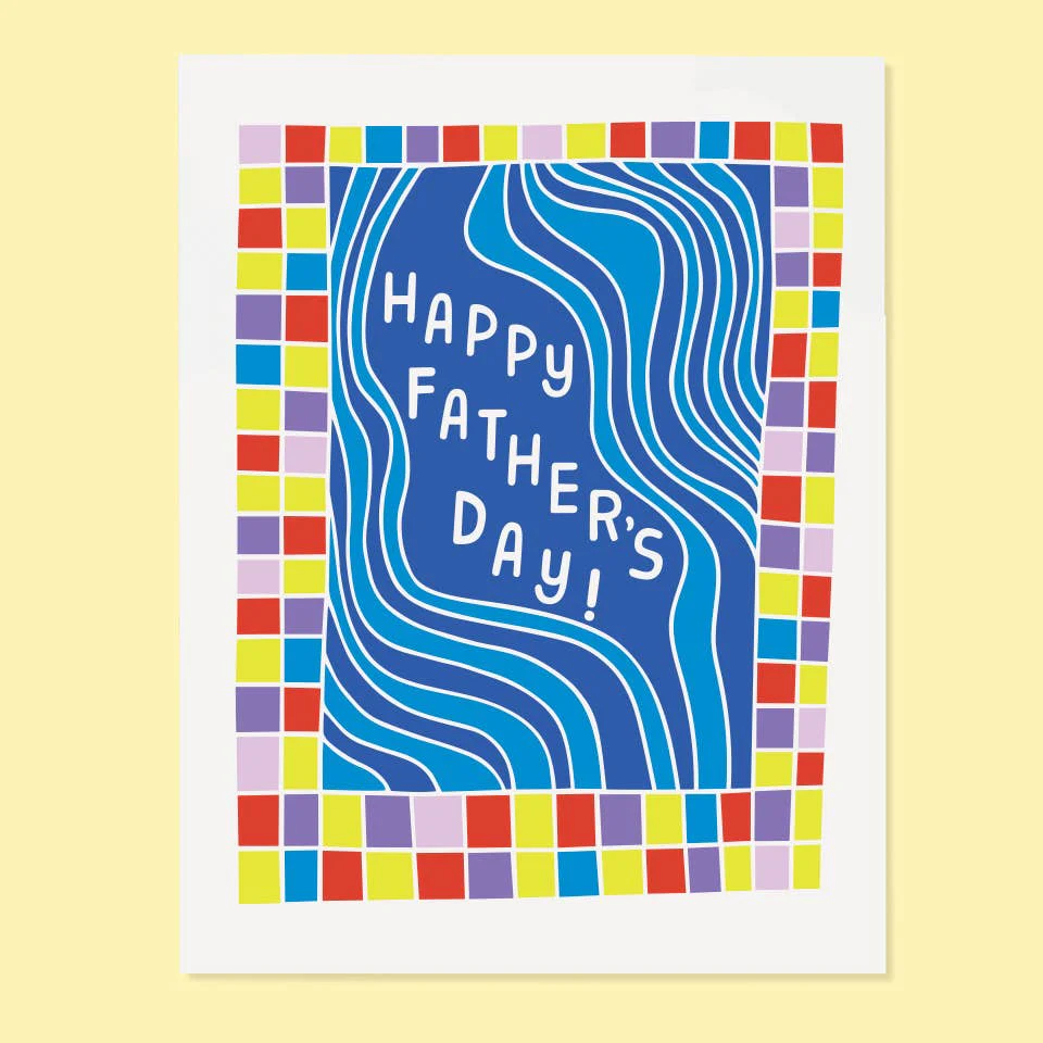 Wavy Dad Card