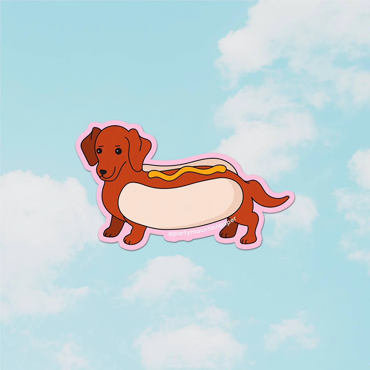 Weenie Hotdog - Sticker - Image 2