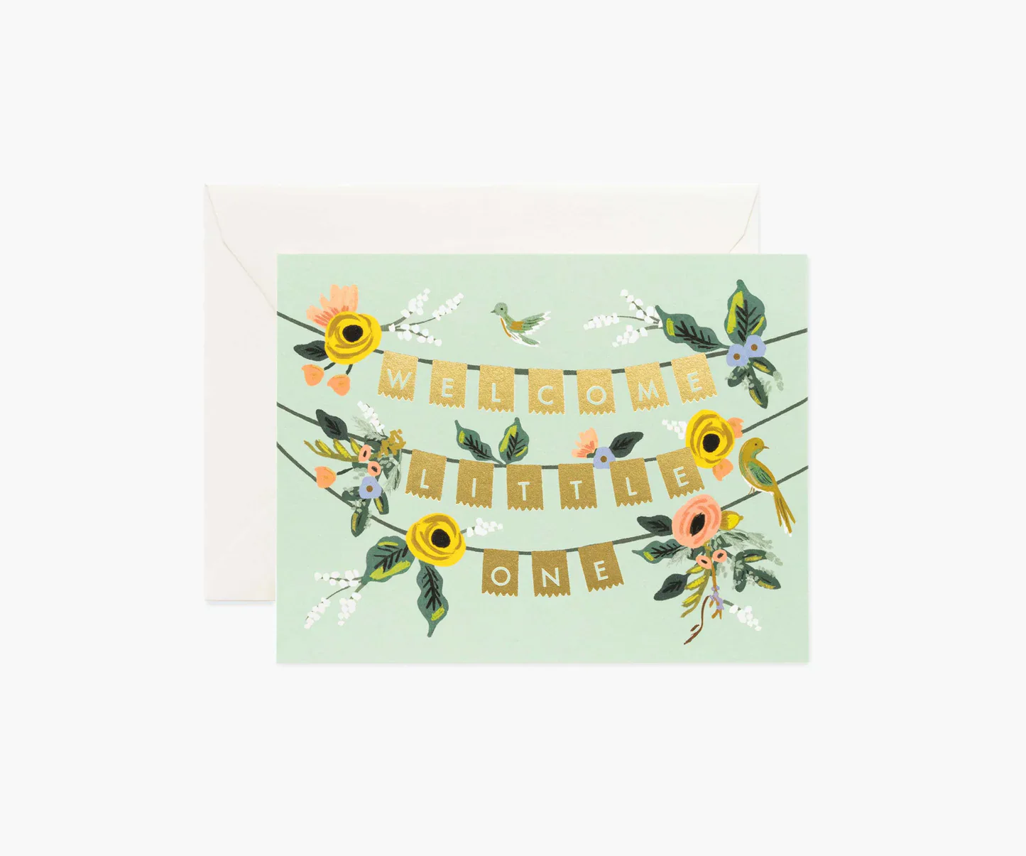Rifle Paper Co. Baby Card - Welcome Garland